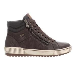 NEW REMONTE women's maditta high top sneakers in dark brown
